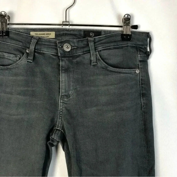 AG Adriano Goldschmied The Legging Ankle Gray Super Skinny Jeans 25 - Picture 4 of 4
